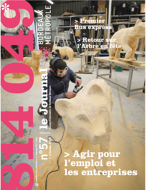 Page de couverture du Magazine de Bordeaux Métropole