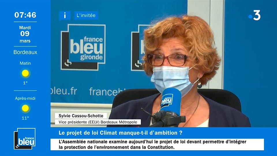 Passage en Régie Publique de l’Eau, interview de Sylvie Cassou-Schotte pour France Bleu Gironde